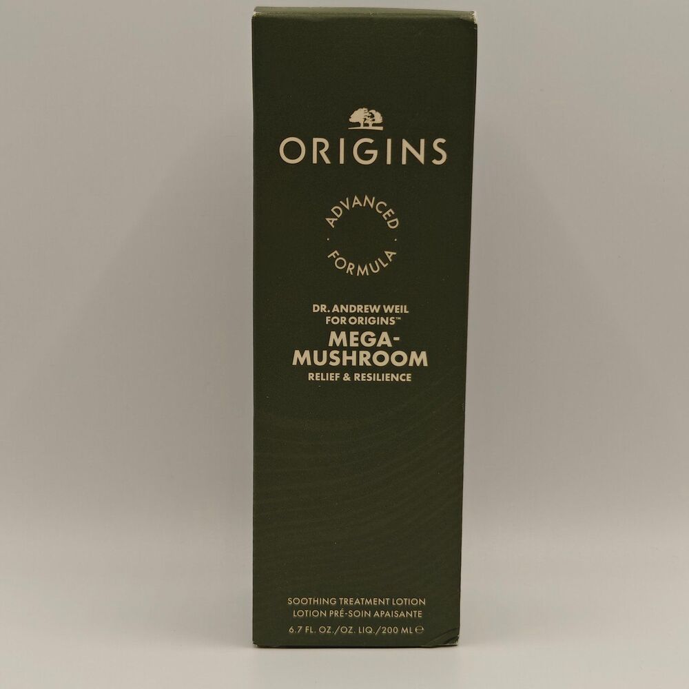 Origins Dr. Andrew Weil Mega-Mushroom Soothing Treatment Lotion 200ml 6.7oz New